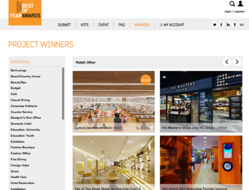 Ing Direct selected for Interior Design’s Best Year Awards